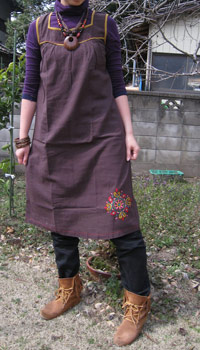 インドミラー刺繍ワンピース - アジアン・エスニックファッションの ...